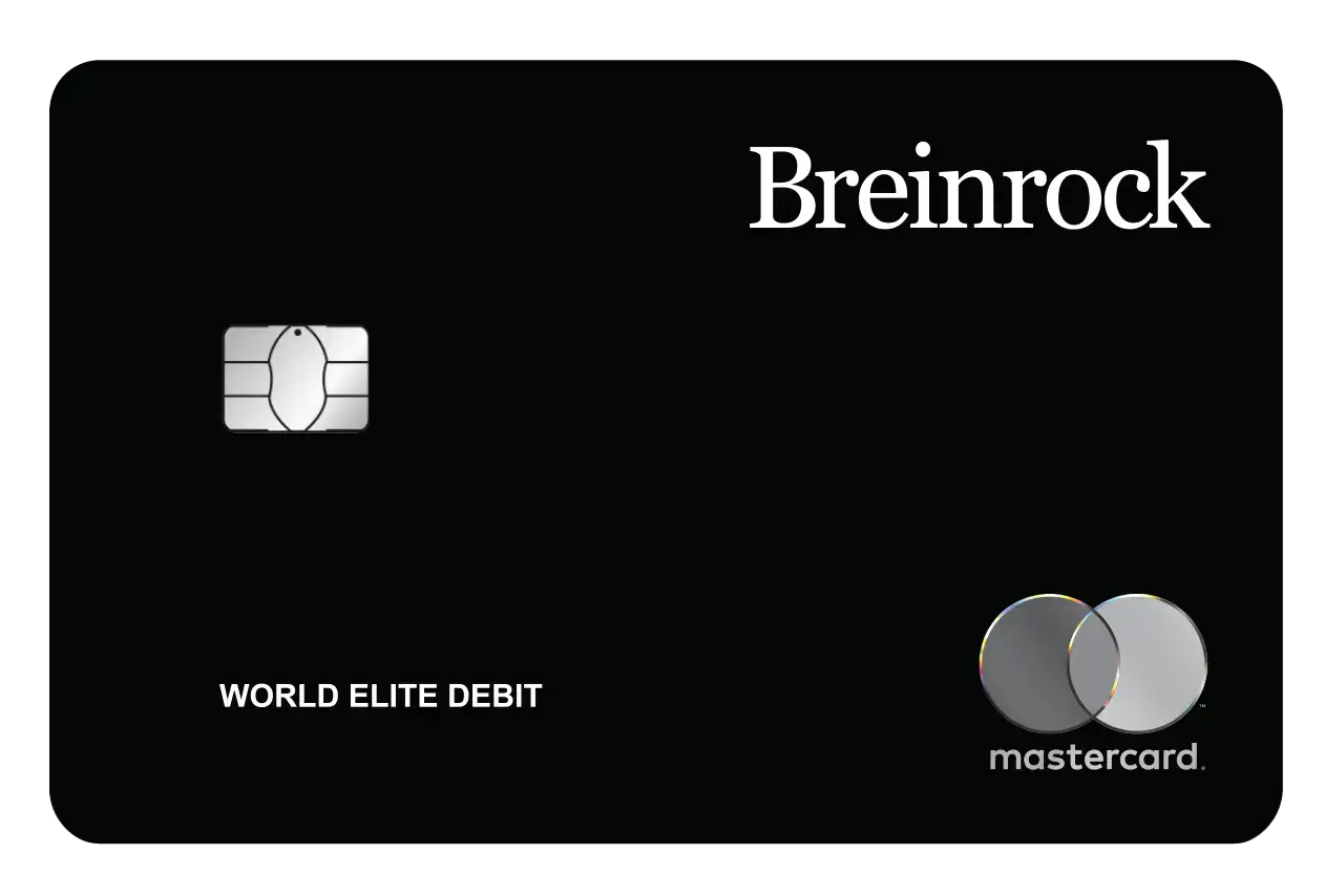 Breinrock Elite prepaid Mastercard
